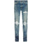 Amiri Mx1 Bleached Ma Honery Comb Indigo Blue Jeans Pf23Mds008 515